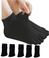 ソックス キッズ 無地 男の子 5足セット 女の子 可愛い メッシュ 靴下 靴下 子供 スクールソックス くつした 夏用靴下 通学用 子供用 黒ソックス 5本指ソックス 白ソックス [インソミラ] 学生 [InSomila]