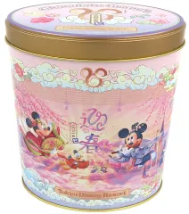 【中古】小物入れ・マルチケース・缶ケース 集合 缶ケース(チョコレートクランチ) 「ディズニー 東京ディズニーリゾートのお正月 2025」 東京ディズニーリゾート限定