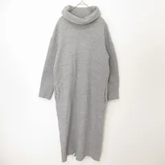 k3&co. ケイスリーアンドコー スウェット ロングワンピース タートル x936533ssのサムネイル