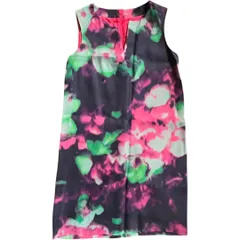 【極美品】ケイトスペード Kate Spade 花柄ノースリーブワンピース マルチカラー サイズ0-A 総丈84 09040021