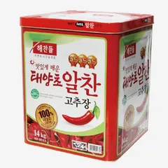 [CJ] ヘチャンドル　アルチャンコチュジャン / 14kg 業務用 ゴチュジャン 韓国調味　辛味噌のサムネイル
