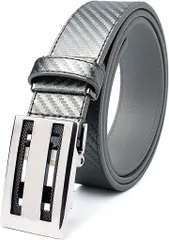 GONZ ゴルフベルト メンズ 紳士ベルト 無段階調節ベルト(グレー,  76cm～130cm)