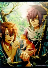 【中古】タペストリー [単品] 沖田総司＆斎藤一 描きおろしA2タペストリー 「Switchソフト 薄桜鬼 真改 万葉ノ抄 ebtenDXパック」 同梱特典