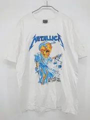 ◇ AGAINST カジュアル プリント 半袖 Tシャツ カットソー サイズXL ホワイト ブルー系 マルチ メンズ P 【1308090005950】のサムネイル