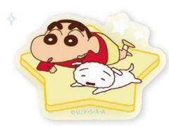 티 [무료 배송] [크레용 신짱] 축광 아크릴 스티커 [신짱과 시로] [신노스케] [애니메이션] [만화] [영화] [스티커] [씰] [빛나는] [문방구] [잡화] [굿즈] [귀여운]