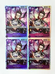 ワンピースカード　ニコ・ロビン　SR　ST26-003　4枚セット