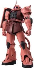 ROBOT魂 機動戦士ガンダム [SIDE MS] MS-06S シャア専用ザク ver. A.N.I.M.E. 約125mm ABS&PVC製 塗装済み可動フィギュア(中古品)のサムネイル