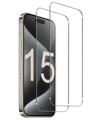 2枚セット iPhone 15用全面保護ガラスフィルム　6.1インチ