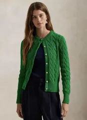 Polo Ralph Lauren ラルフ ローレン 長袖 ケーブルニット カーディガン アウトレット セーター Sサイズ