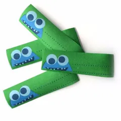 ドイツ ネームタグ5枚 モンスター お名前 なまえ 記名 怪獣 入園入学準備 W-0830