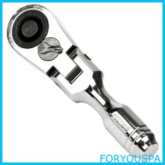 【特価】SK11 コンパクト スタビー フレックス ラチェットハンドル 差込角 9.5mm 3/8インチ SRH3CSF