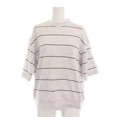 PHEENY パイルボーダーT / ナチュラル PHEENY/フィーニー パイルボーダーTシャツ - メルカリ
