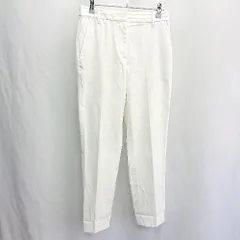 ◇ Θ PLST プラステ リネンブレンド スティックパンツ サイズM ホワイト レディース E  【1412260043427】