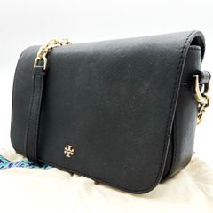 美品 トリーバーチ ショルダーバッグ チェーン サフィアーノレザー