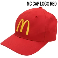 MC CAP LOGO RED　マクドナルド　キャップ 帽子　アメリカン雑貨