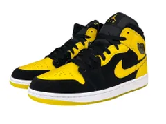 NIKE (ナイキ) Air Jordan 1 Mid SE New Love 2025 エアジョーダン ニューラブ スニーカー HJ6654-071 28cm US10 イエロー ブラック メンズ/199