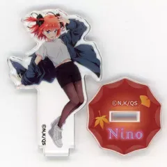 【中古】アクリルスタンド・アクリルパネル [単品] 中野二乃 ミニアクリルスタンド 「五等分の花嫁∽ ～秋のひととき～ in 新宿マルイアネックス Anisugerカヌレ」 同梱品