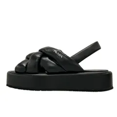 【PRADA】訳アリ☆lady's ナッパレザーサンダル(35/35.5size) Prada Women's Padded Nappa Leather Sandals | Bloomingdale's