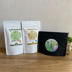 上煎茶＆深蒸し緑茶＆玄米茶 ３点セット