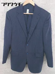 ◇ katsushige muraoka PLUS7 ネーム刺繍あり 2B シングル 長袖 テーラード ジャケット ネイビー系 メンズ 【中古】 【1002800764990】