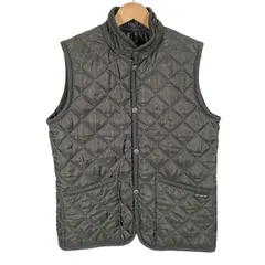 ラベンハム LAVENHAM キルティングベスト スタンドカラー チャコールグレー 36 S相当