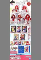 【中古】ポスター A2半裁販促ポスター(二つ折) 「一番くじ 五等分の花嫁∬ ～祝福の門出～」