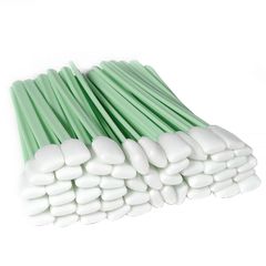 工業用綿棒 全長130mm 50本入り スポンジスティック スポンジ綿棒 静電気防止綿棒 スポンジタイプ プリンター/ディスク/レンズ用/レザークラフト/パーツクリーナー/精密/電子機器