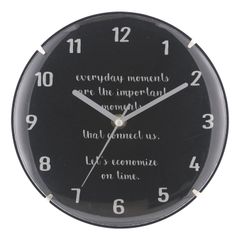 不二貿易 掛時計 カバー付ウォールクロック BLACK インテリア インテリア雑貨 インテリア時計 時計 置時計 壁掛時計 卓上時計 ウォールクロック アナログ時計