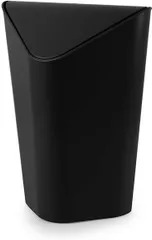 【数量限定】umbra CORNER CAN スイングふた付 角型ゴミ箱 ゴミ箱 ダストボックス 5L コンパクト ブラック