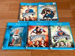スーパーマン 劇場版ⅠⅡ Ⅲ Ⅳ リターンズ blu-ray 全5枚 ケース無 クリストファーリーヴ マーロンブランド ジーンハックマン ブルーレイ