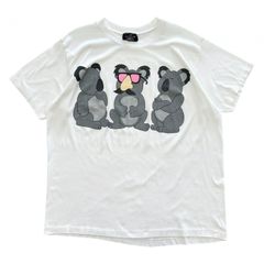 XXXL ビックサイズ 70s 80s USA製 ヴィンテージ Tシャツ コアラ イラスト ポップアート コットンポリ シングルステッチ ホワイト