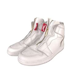 NIKE AIR JORDAN 1 RETRO HiGH ZIP スニーカー 25㎝ ナイキ エアジョーダン 1 レトロ ハイ ジップ ハイカット 白 ホワイト