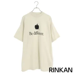 バレンシアガ 22AW 712398 TNVB3 Be different刺繍Tシャツ メンズ 2 ...