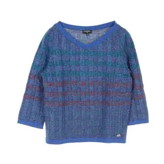 シャネル CHANEL ニット P54110　サイズ38 シルク Tシャツ ラメチェックニット レディース Used Aのサムネイル