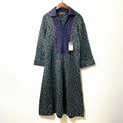 斉藤都世子 Toyoko Saito サイトウトヨコ　　ニットワンピース　レトロ 斉藤都世子 #wnc サイトウトヨコ ワンピース ピンク 赤 黄緑