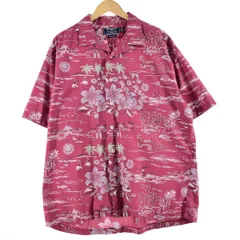 限定セール！90s ポロスポーツラルフローレン 花柄 アロハシャツ L 限定セール！90s ポロスポーツラルフローレン 花柄 アロハシャツ