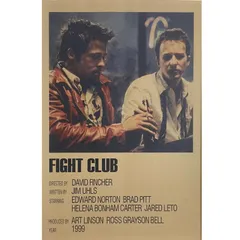 激レア超貴重！ブラッドピットFIGHT CLUB ポスター 激レア超貴重！ブラッドピットFIGHT CLUB ポスター - メルカリ