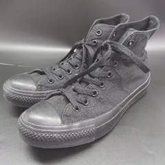 ◇ Θ CONVERSE コンバース カジュアル系 スニーカーシューズ サイズ25.5cm ブラック系 レディース メンズ E  【1507250001577】