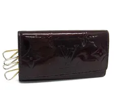 LOUIS VUITTON ルイヴィトン M93517 モノグラムヴェルニ ミュルティクレ4 4連 キーケース 鍵入れ ブラウン系 DK4958