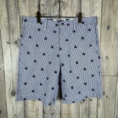 【新品】HUF ハフ マリファナ 刺繍 ショート パンツ ショーツ 34