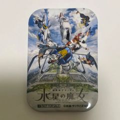 ガンダム　水星の魔女　非売品　スクエア缶バッジ　スレッタ　ミオリネ