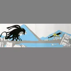 【中古】雑貨 第10の使徒に挑む零号機(改)/ロングサイズ タオルアソート 「一番くじ エヴァンゲリオン～初号機、暴走!～」 F賞