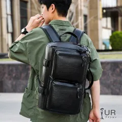リュックサック メンズ レディース バックパック 旅行バッグ 大容量 PUレザー 男女兼用 大容量 軽量 撥水 通学 通勤 学生 旅行 おしゃれ カジュアル シンプル PMQC830