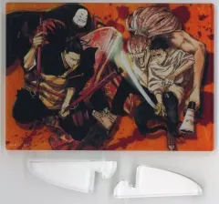 【中古】アクリルスタンド・アクリルパネル 乙骨憂太＆夏油傑 アクリルアートボード 「呪術廻戦」 デジタル版週刊少年ジャンプ定期購読者限定 応募者全員サービス