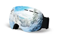 新品 [ZTZV] スキーゴーグル スノーゴーグル スノーボードゴーグル アップグレ ード スノースポーツ用ゴーグル 【2025新登場】防止 紫外線 防風/防雪/曇り 防止 メガネ対応 軽量と耐衝撃 適用大人男女の登山またはスキー用のスポーツゴーグル