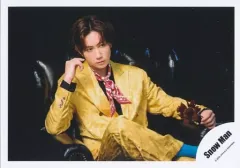 【中古】生写真(ジャニーズ) Snow Man/阿部亮平/横型・膝上/シングル「Dangerholic」MV＆ジャケ写オフショット/公式生写真