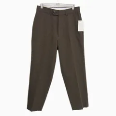 新品 定価30,800円◇Allege ALSTN-PT01 スタンダードアンクル スラックス パンツ ダークブラウン アレッジ メンズのサムネイル