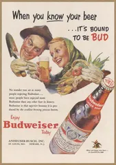 バドワイザーポスター52cm×72cm　非売品　額縁付 Yahoo!オークション - 3194(送料185円)Budweiser バドワイザー