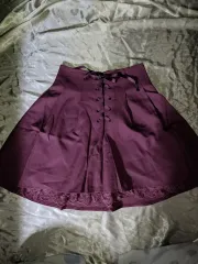 中古品/小包 Axes femme(アクシーズファム) ゴシック ゴスパンク フェアリーシリーズ パープル コルセット スカート