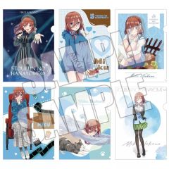 [중고] 클리어 파일 전 6종 세트 [5등분의 신부 ∽ AU-COOP 창고시(2024) A4 블라인드 클리어 파일 <창고시 미카리>]
